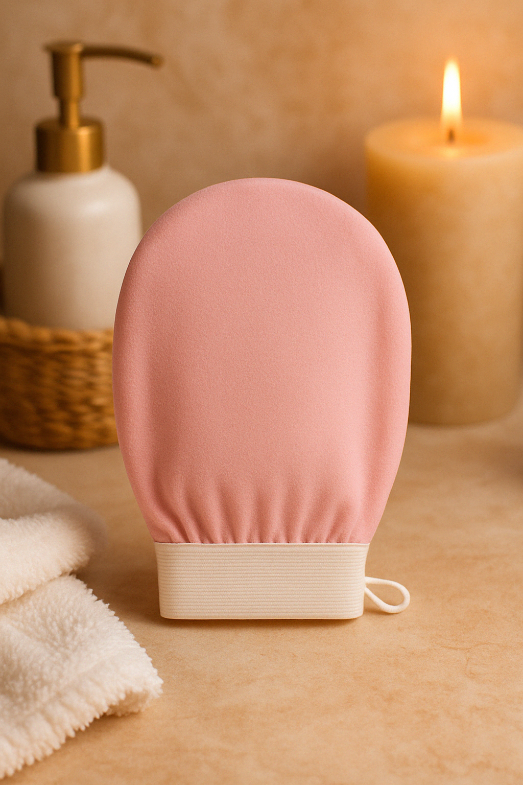 Gant Exfoliant Douceur – Rose