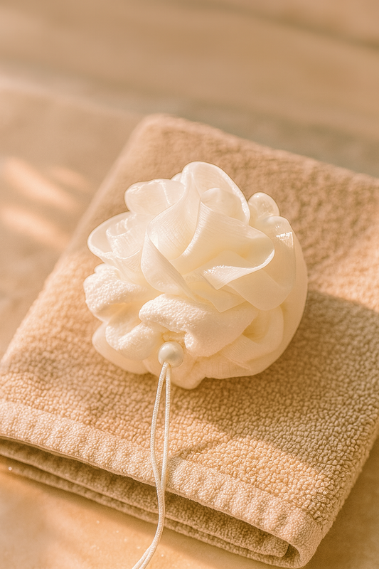 Fleur de Douche Exfoliante Moussante